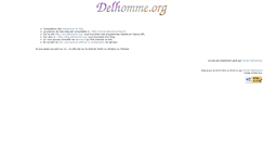 Desktop Screenshot of delhomme.org