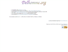 Tablet Screenshot of delhomme.org